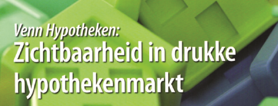 Artikel Venn Hypotheken in De HypotheekAdviseur - April 2016