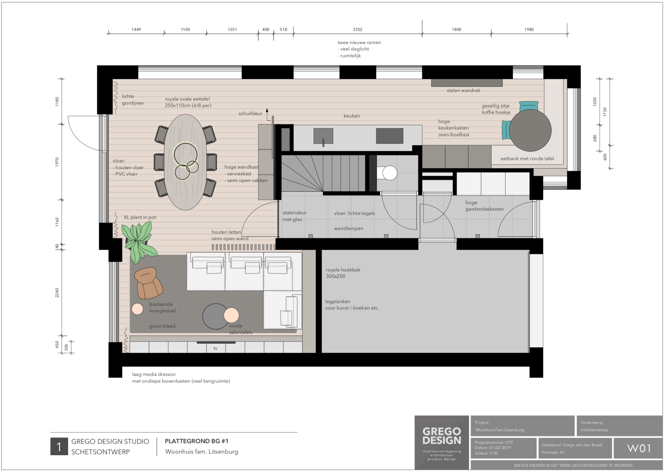 interieur ontwerp grego design plattegrond grego interieur