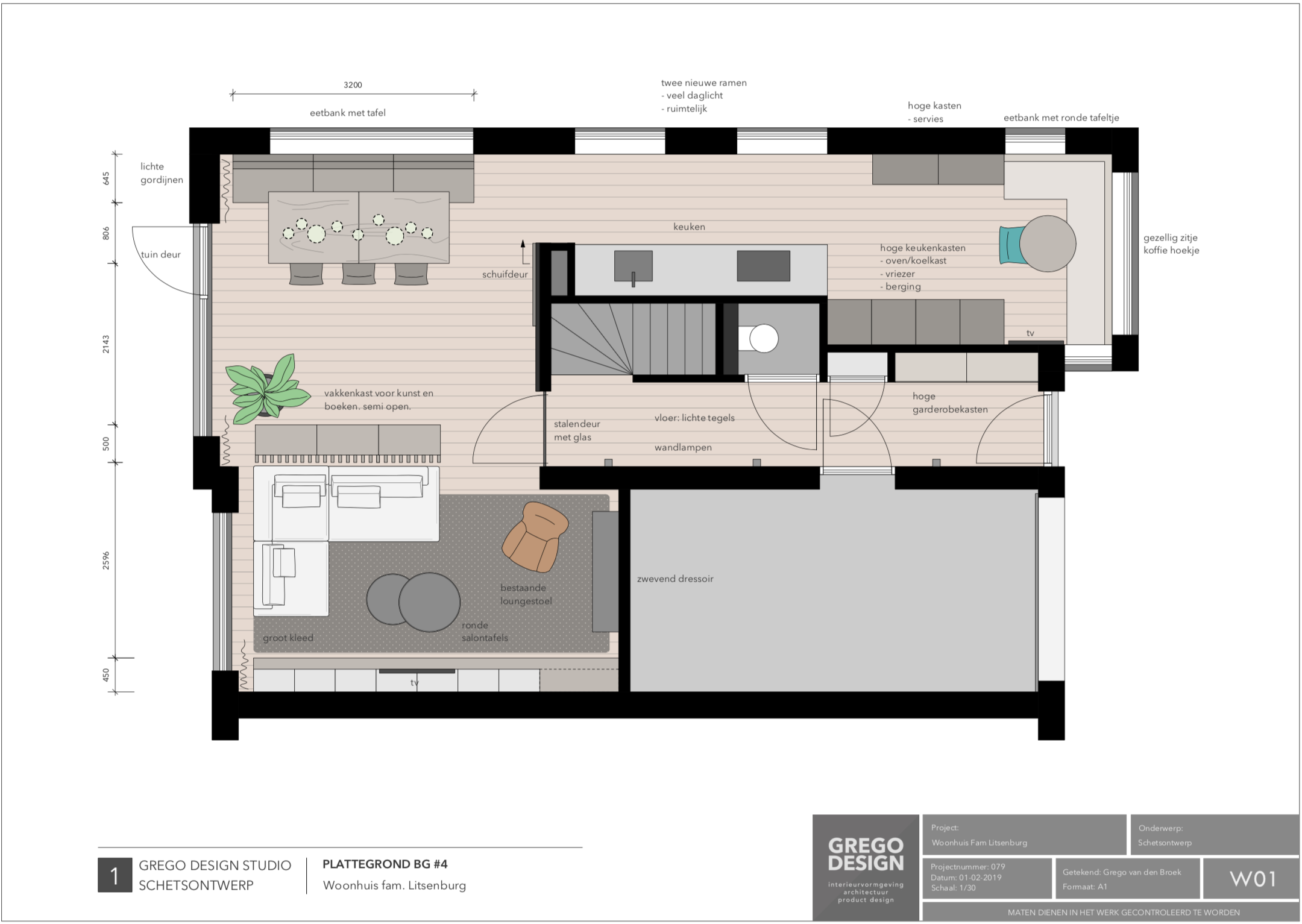 interieur ontwerp grego design plattegrond grego interieur